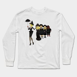 On Wednesdays We Wear Black Long Sleeve T-Shirt